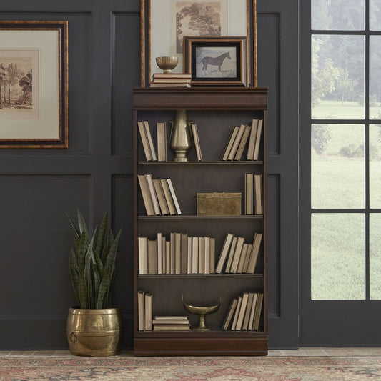 Brayton Manor - Jr Executive Bookcase (RTA) Standard Bookcases by Liberty Furniture - Walls Furniture & Mattress