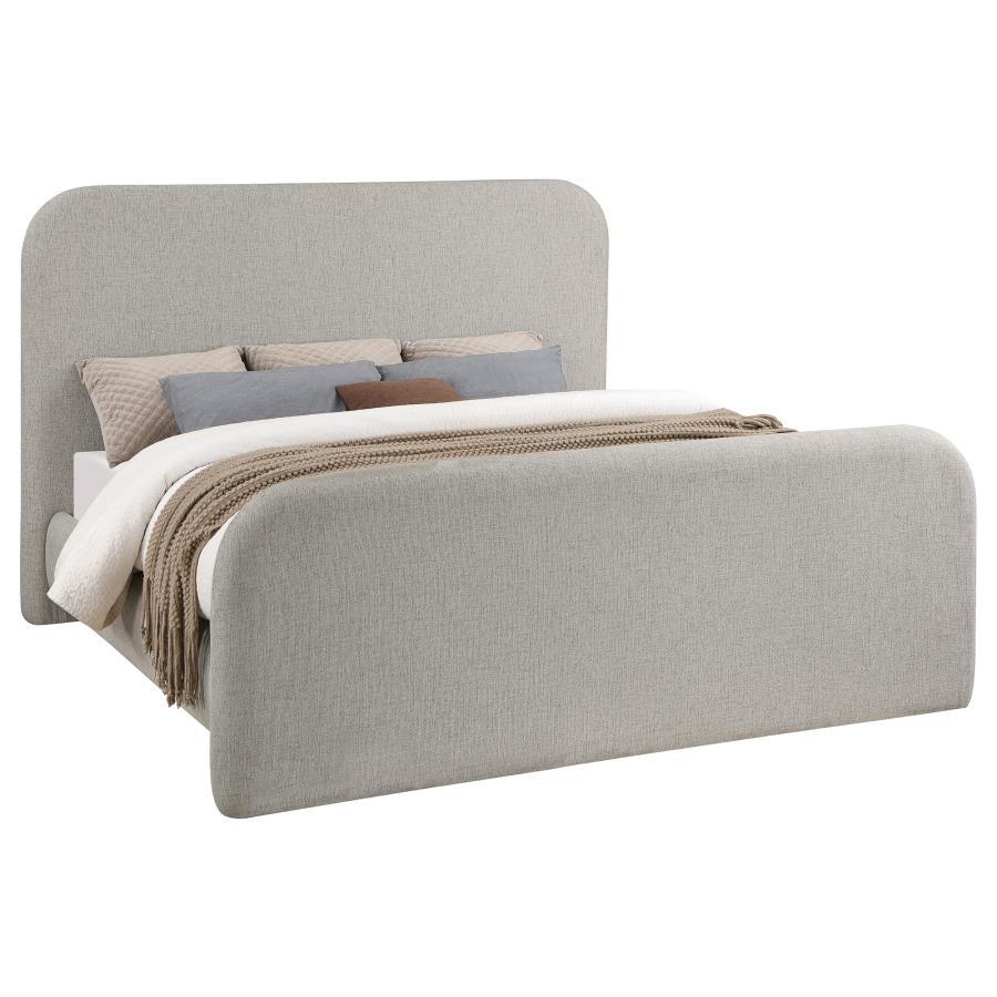 Wren - Upholstered Platform Bed Upholstered Beds by Coaster Fine Furniture - Walls Furniture & Mattress