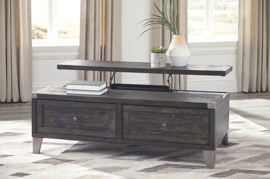 Todoe - Lift Top Cocktail Table - Dark Gray Cocktail Tables by Signature Design by Ashley® - Walls Furniture & Mattress