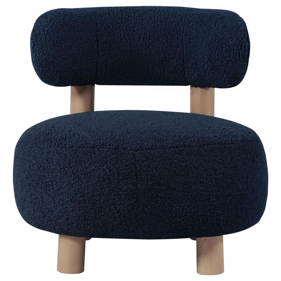 Zonie - Boucle Upholstered Barrel Back Accent Chair Accent Chairs by CoasterEveryday - Walls Furniture & Mattress