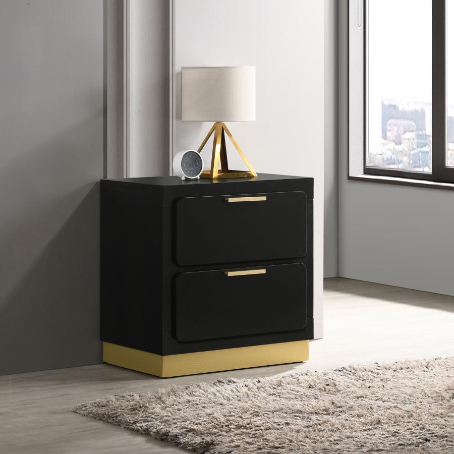 Caraway - 2 - Drawer Nightstand Accent Nightstands by Coaster Fine Furniture - Walls Furniture & Mattress