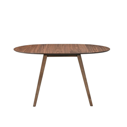 Oscar - Oval Drop Leaf Dining Table - Walnut Dining Tables with Extensions by New Classic - Walls Furniture & Mattress