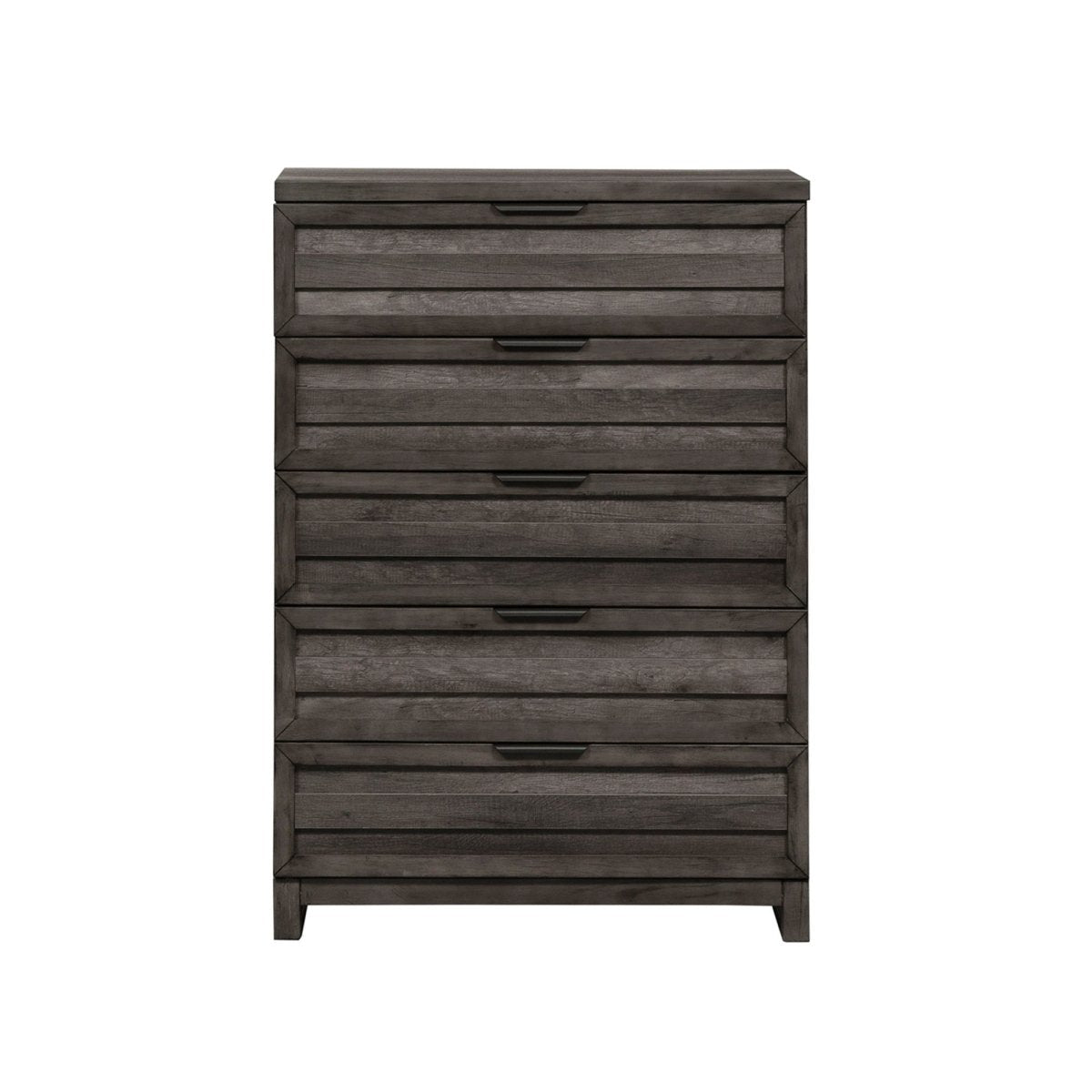 Tanners Creek - 5 Drawer Chest - Dark Gray Accent Chests by Liberty Furniture - Walls Furniture & Mattress