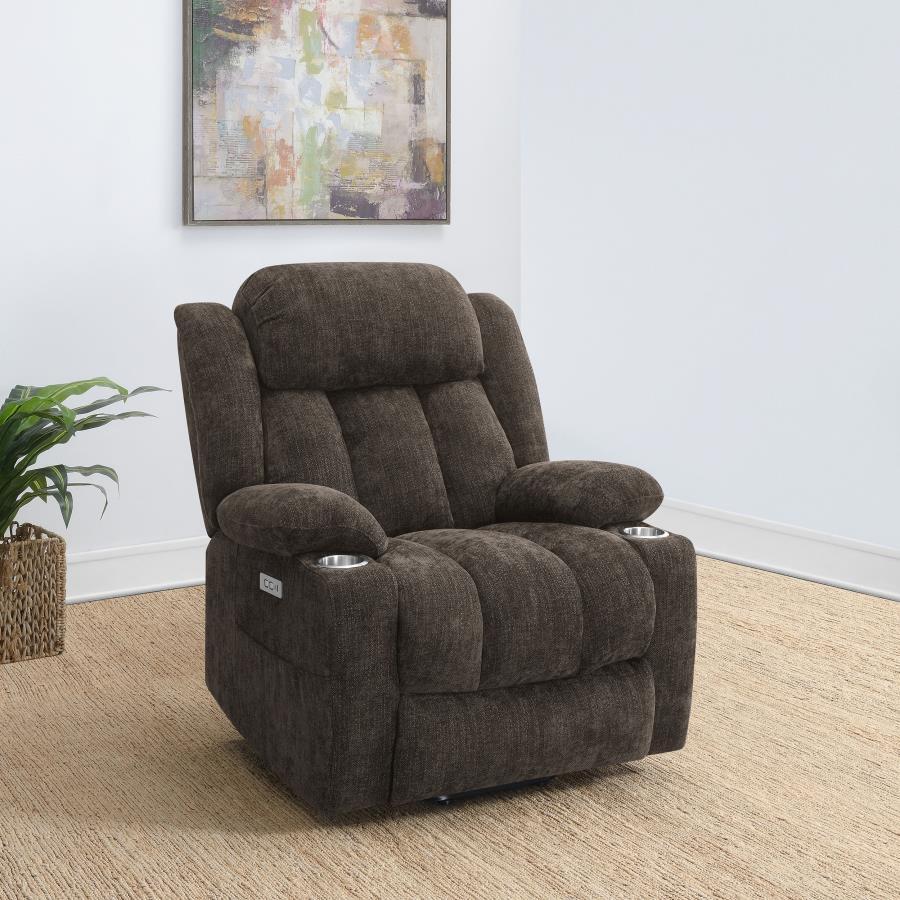 Houston - Upholstered Power Lift Recliner Chair Lift Chairs by CoasterEveryday - Walls Furniture & Mattress