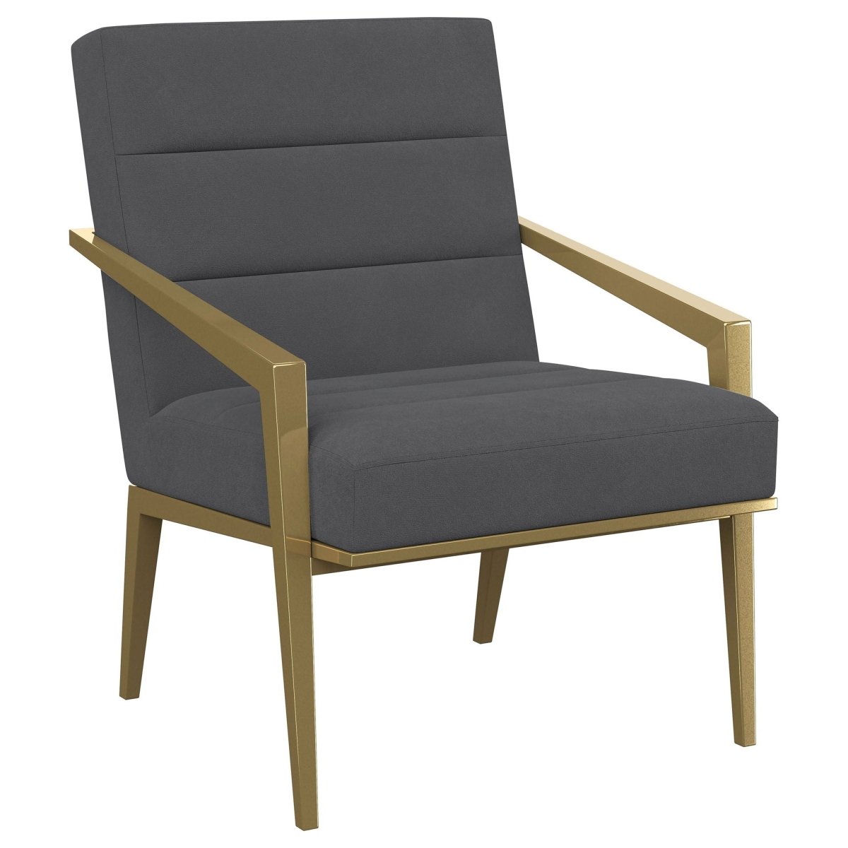 Kirra - Upholstered Metal Arm Accent Chair Arm Chairs by Coaster Fine Furniture - Walls Furniture & Mattress