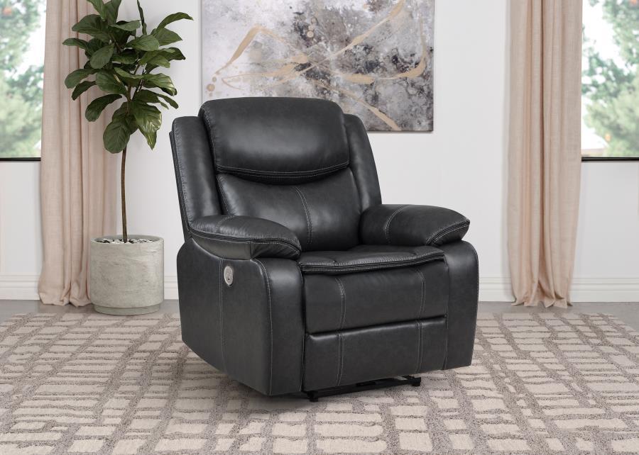 Sycamore - Upholstered Power Recliner Chair Reclining Chairs by Coaster Fine Furniture - Walls Furniture & Mattress