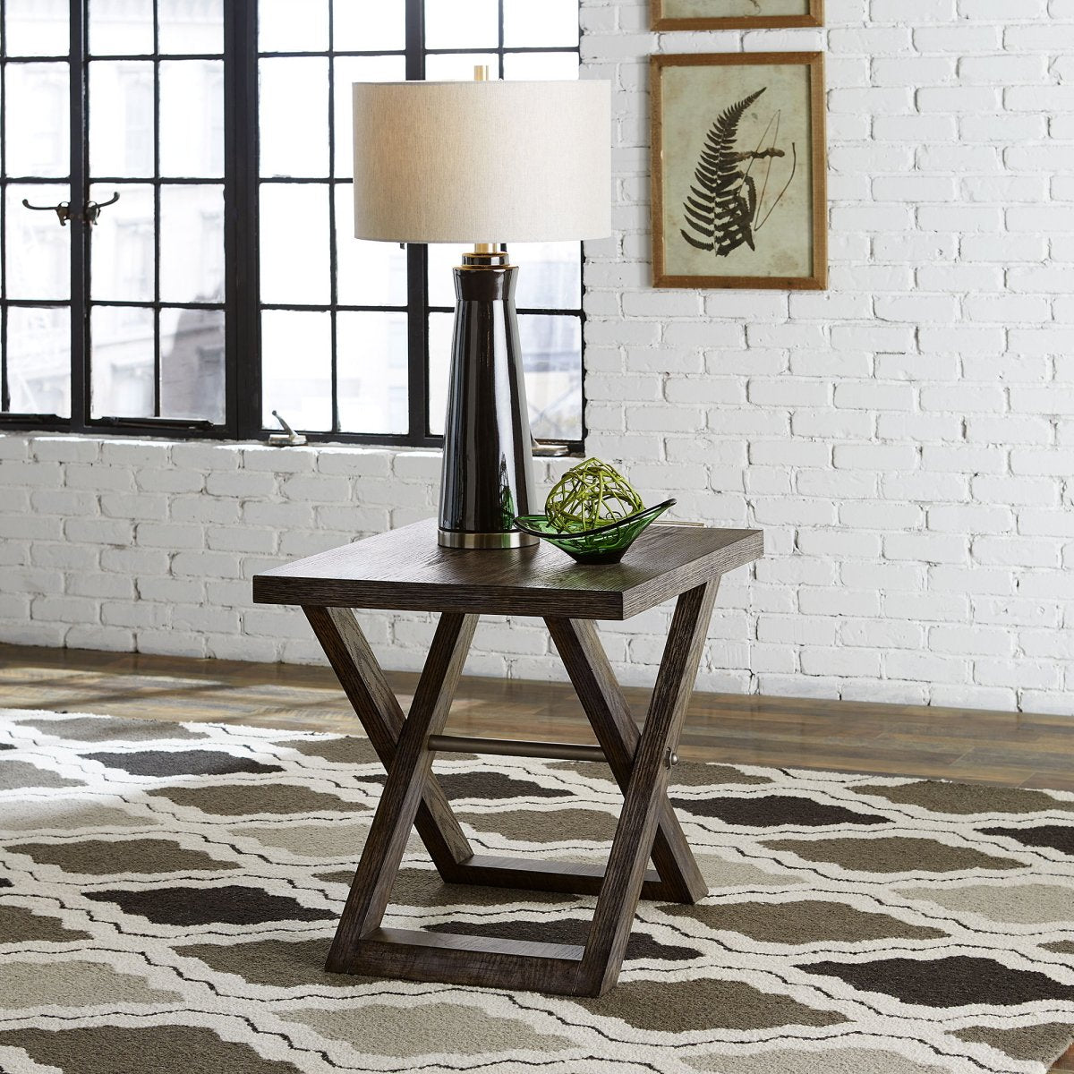 Crossroads - End Table - Dark Brown End Tables by Liberty Furniture - Walls Furniture & Mattress