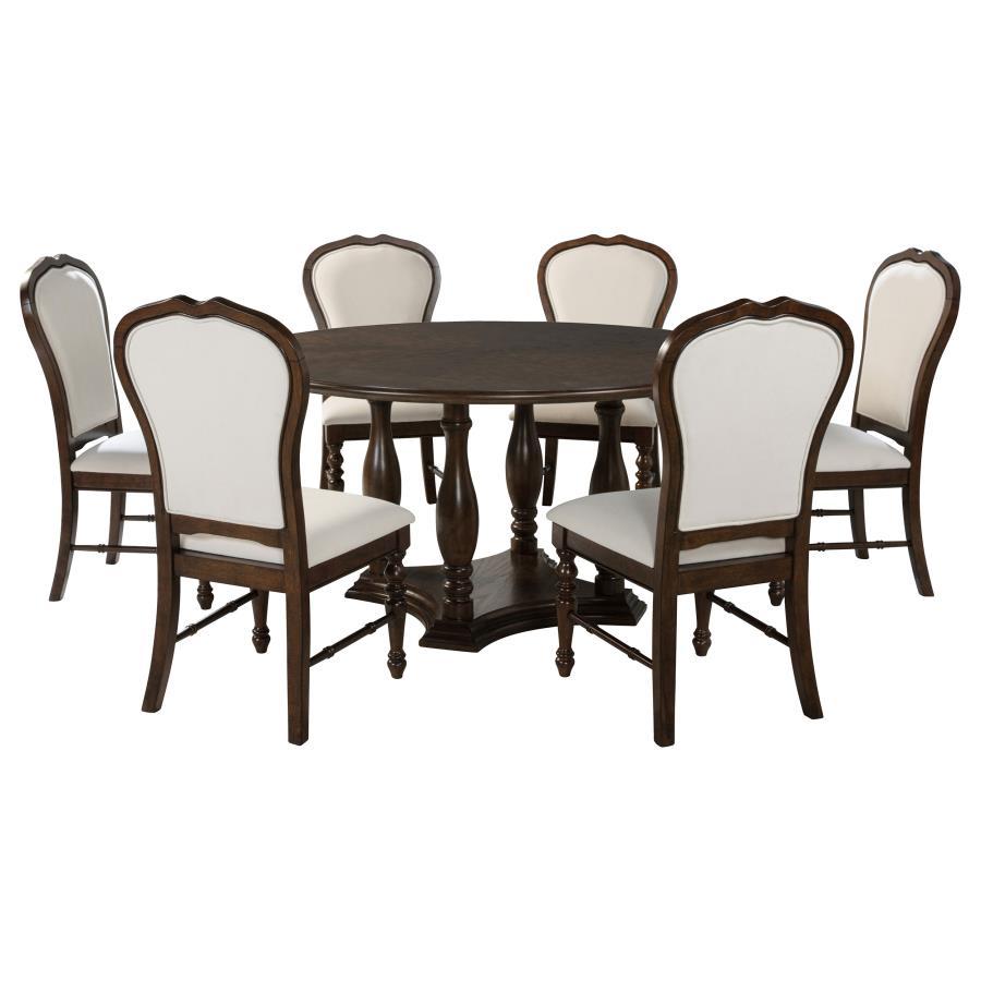 Landon - Round Dining Table Set 5 Piece Dining Room Sets by Coaster Fine Furniture - Walls Furniture & Mattress