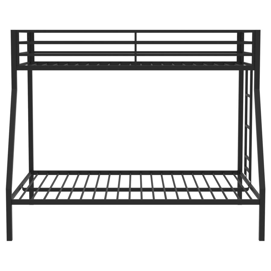 Alevera - Metal Bunk Bed With Ladder Bunk Beds by Coaster Fine Furniture - Walls Furniture & Mattress