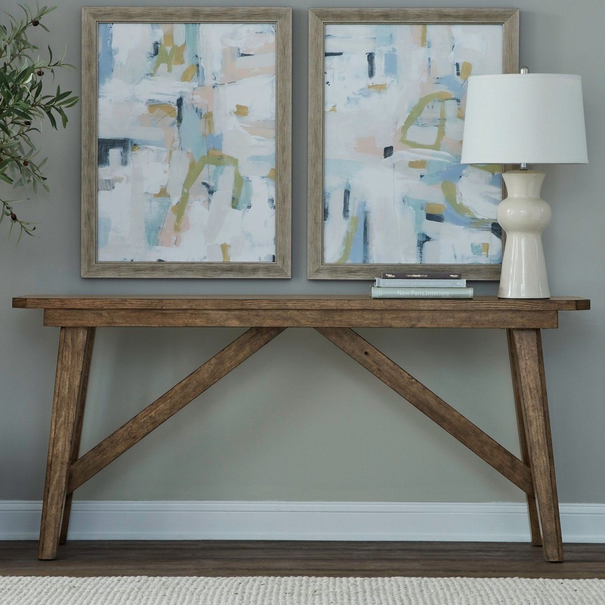 Carolina Park - Sofa Table - Brown Sofa Tables by Liberty Furniture - Walls Furniture & Mattress