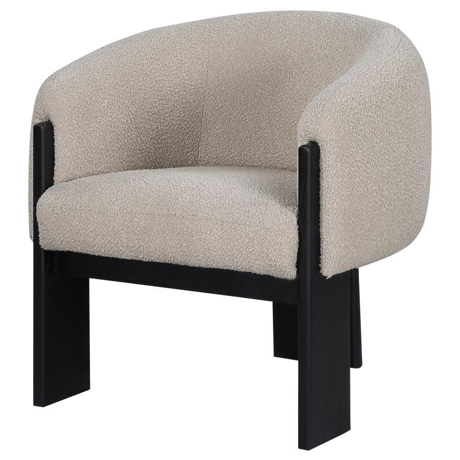 Valdez - Boucle Upholstered Barrel Back Accent Chair Accent Chairs by CoasterEveryday - Walls Furniture & Mattress
