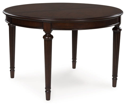 Lavinton - 8 Pc. - Dining Room Extension Table, 6 Side Chairs, Server - Brown 8 + Piece Dining Room Sets by Signature Design by Ashley® - Walls Furniture & Mattress
