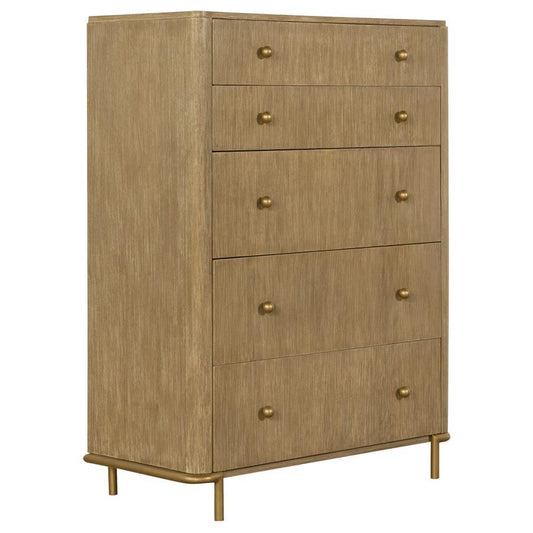 Arini - 5 - Drawer Bedroom Chest Accent Chests by CoasterElevations - Walls Furniture & Mattress