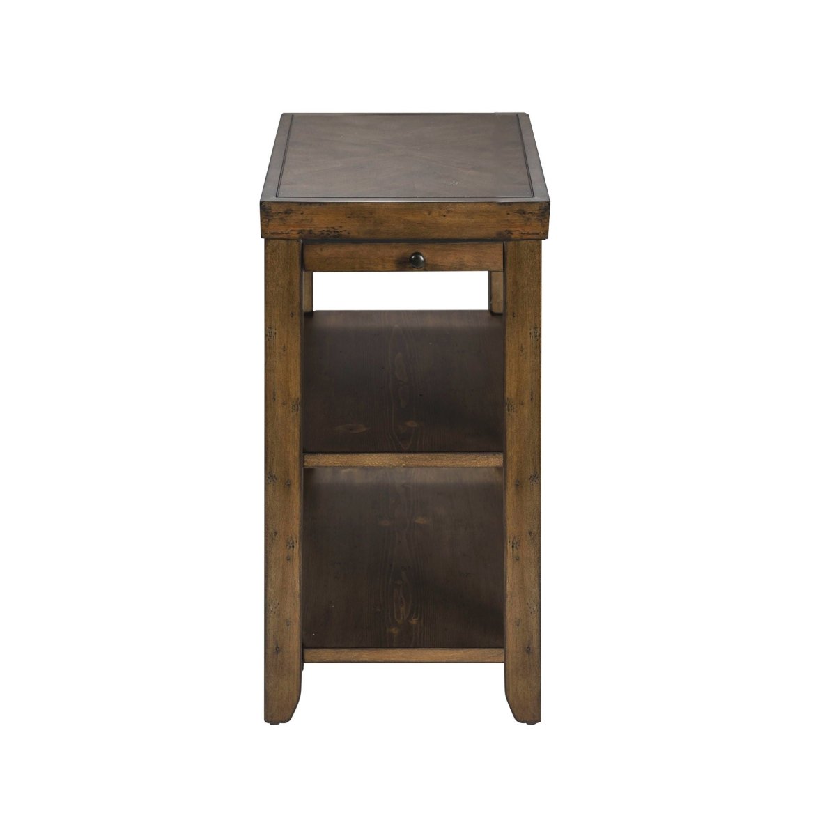 Mitchell - Chair Side Table - Dark Brown Chair Side Tables by Liberty Furniture - Walls Furniture & Mattress