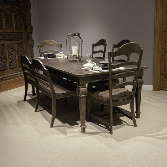 Paradise Valley - Rectangular Leg Table - Dark Brown Dining Tables by Liberty Furniture - Walls Furniture & Mattress