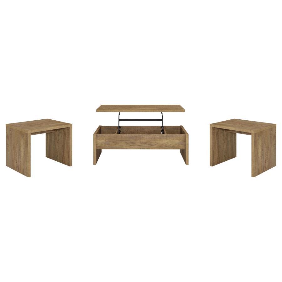Canoga - Lift Top Cocktail Coffee Table Set - Mango Table Sets by Coaster Fine Furniture - Walls Furniture & Mattress