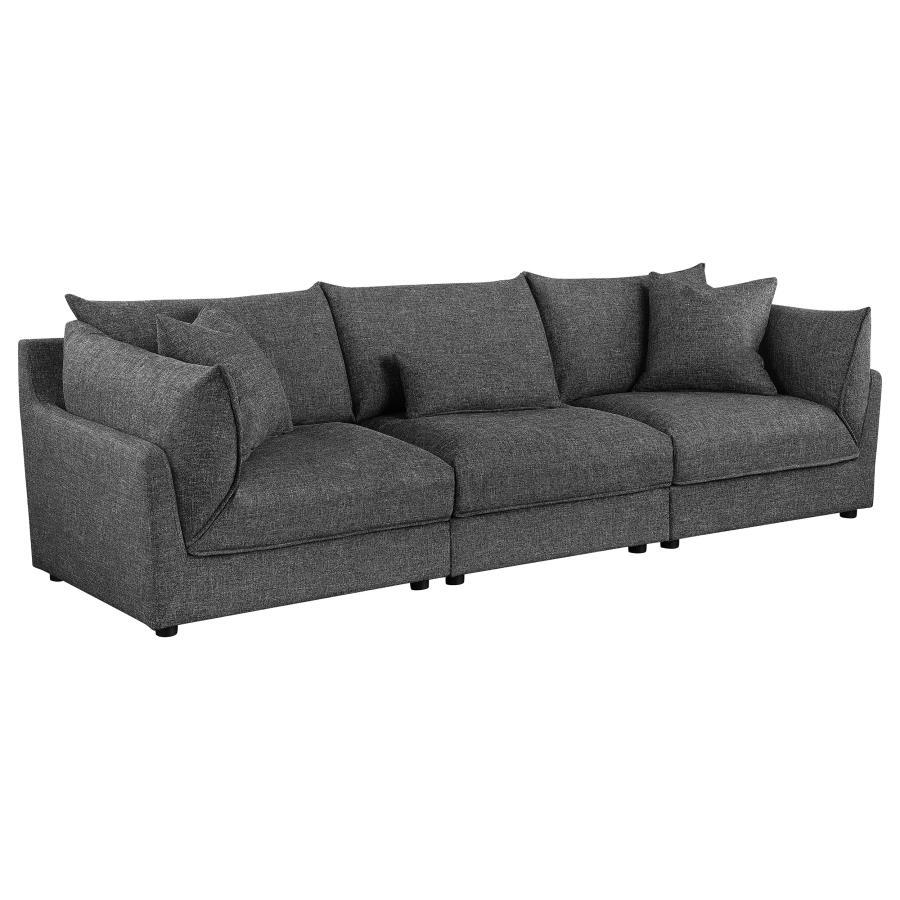 Sasha - Upholstered Modular Sectional Stationary Sectionals by Coaster Fine Furniture - Walls Furniture & Mattress