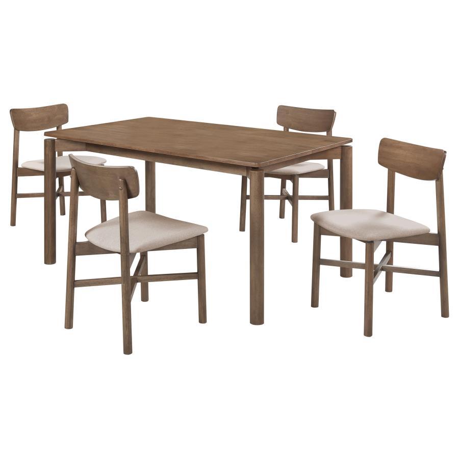 Parkridge - Wood Dining Set 5 Piece Dining Room Sets by Coaster Fine Furniture - Walls Furniture & Mattress