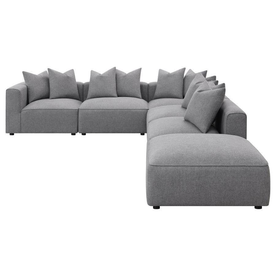 Jennifer - Upholstered Modular Sectional Stationary Sectionals by CoasterElevations - Walls Furniture & Mattress