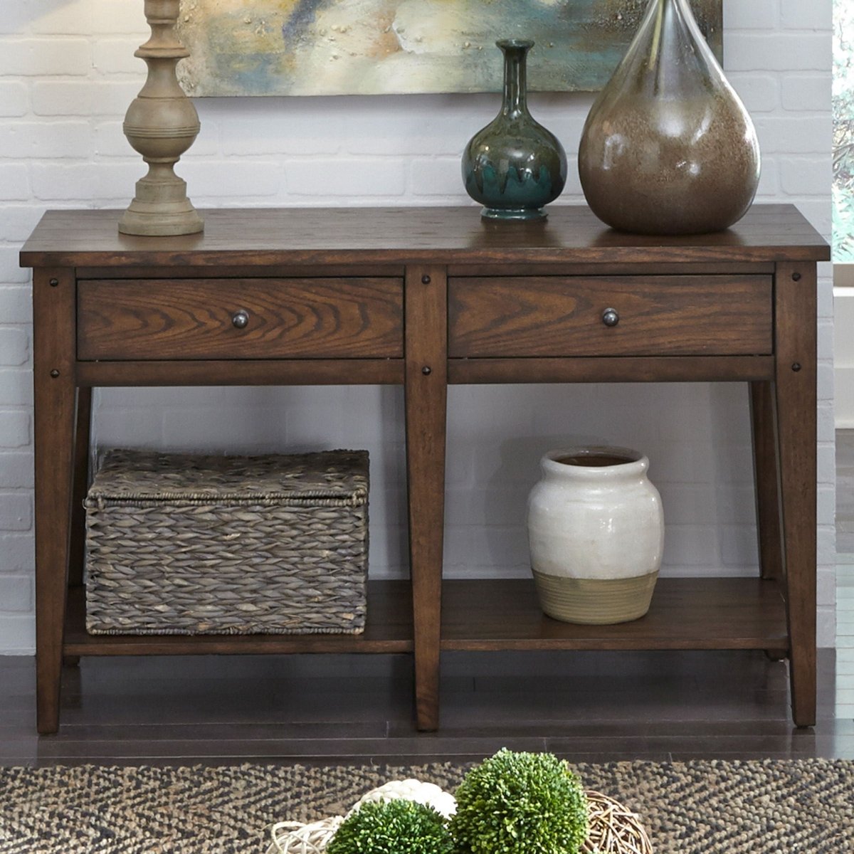 Lake House - Sofa Table Sofa Tables by Liberty Furniture - Walls Furniture & Mattress