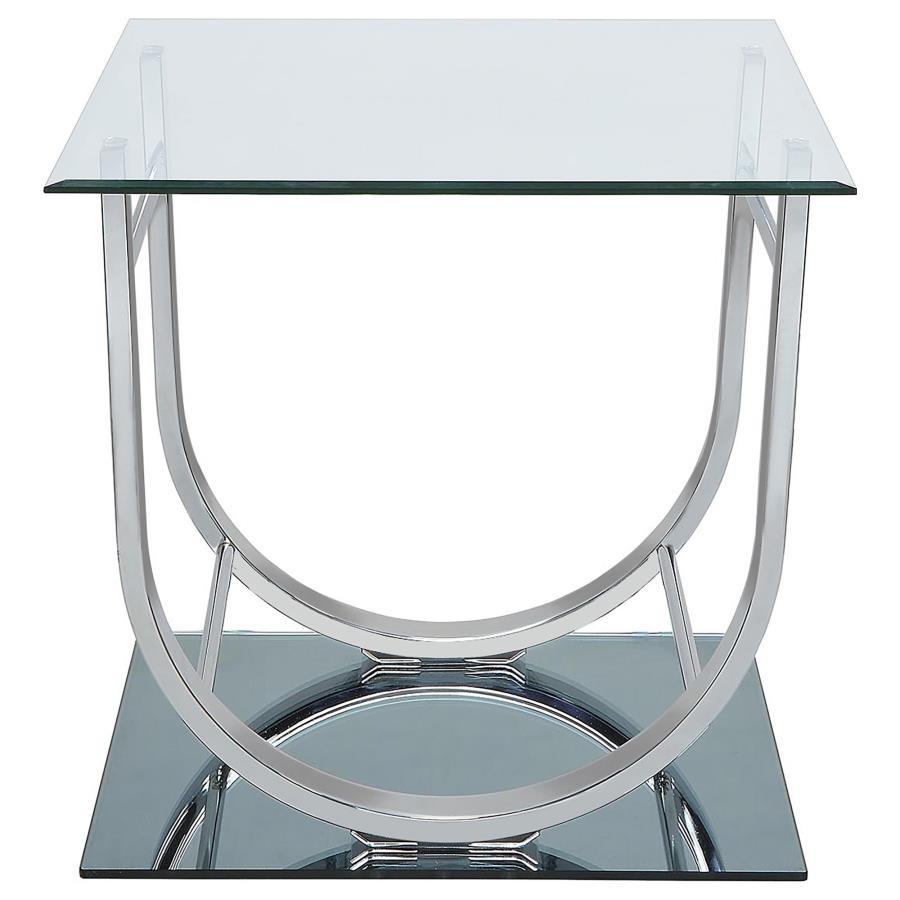 Danville - Glass Top Coffee Table Set Table Sets by Coaster Fine Furniture - Walls Furniture & Mattress