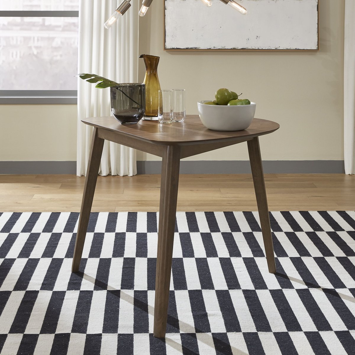 Space Savers - Triangle Table - Dark Brown Accent Tables by Liberty Furniture - Walls Furniture & Mattress