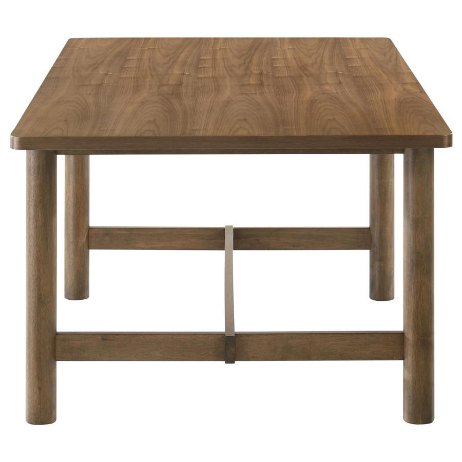 Crestmore - Rectangular Wood Dining Table - Walnut Dining Tables by Coaster Fine Furniture - Walls Furniture & Mattress