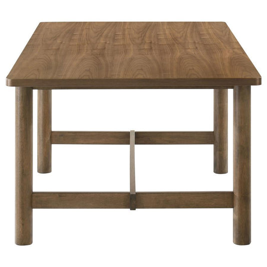 Crestmore - Rectangular Wood Dining Table - Walnut Dining Tables by Coaster Fine Furniture - Walls Furniture & Mattress