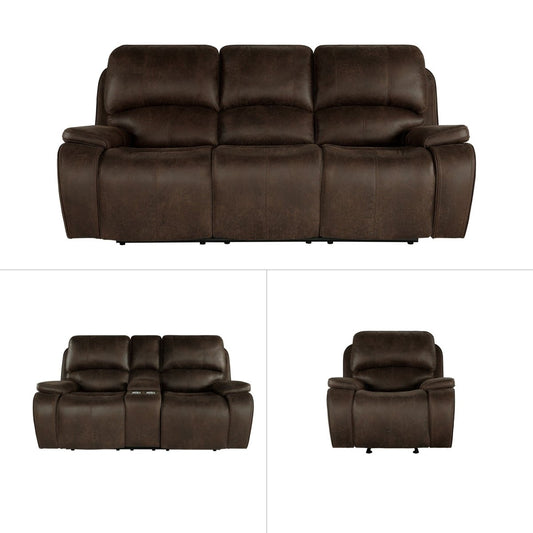 Brookings - Reclining Sofa Set Reclining Sofas & Loveseats by New Classic - Walls Furniture & Mattress