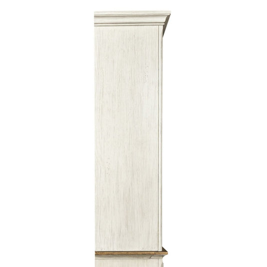 Farmhouse Reimagined - Entertainment Hutch - White Hutches by Liberty Furniture - Walls Furniture & Mattress