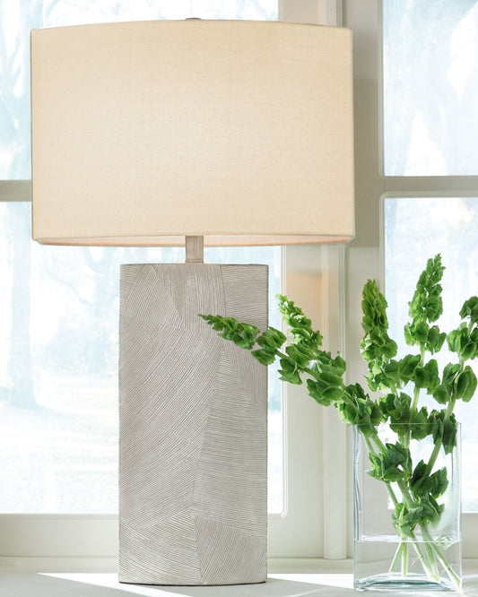 Bradard - Poly Table Lamp - Brown Table Lamps by Signature Design by Ashley® - Walls Furniture & Mattress