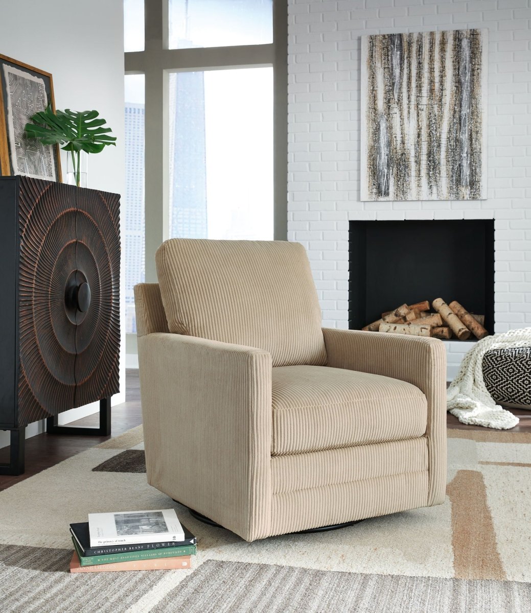 Icaman - Swivel Chair Swivel Chairs by Signature Design by Ashley® - Walls Furniture & Mattress