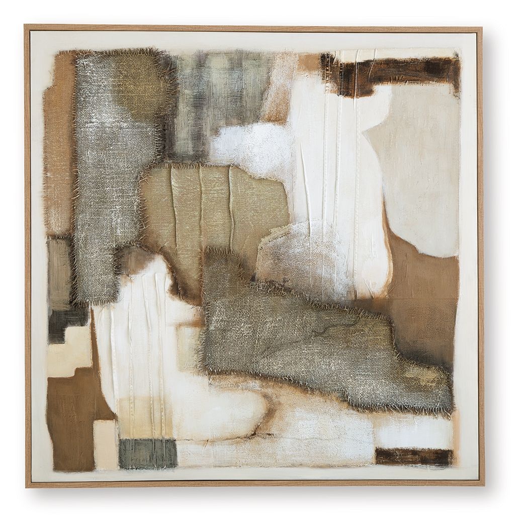Wylander - Tan / Brown / Gray - Wall Art Canvas Art by Signature Design by Ashley® - Walls Furniture & Mattress