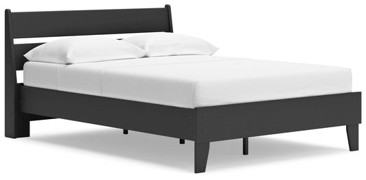 Socalle - Panel Platform Bed Platform Beds by Millennium® by Ashley - Walls Furniture & Mattress