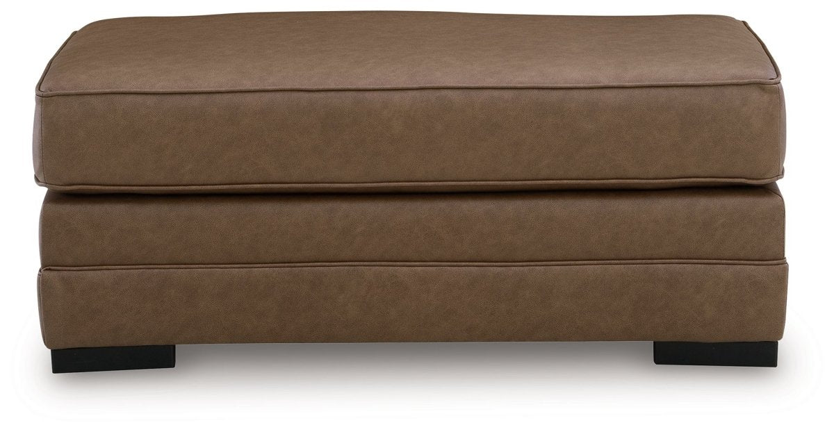 VillaCourt - Caramel - Ottoman Upholstered Ottomans by Benchcraft® - Walls Furniture & Mattress
