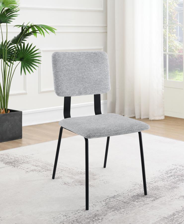 Calla - Fabric Upholstered Dining Side Chair (Set of 2) Chair Sets by Coaster Fine Furniture - Walls Furniture & Mattress