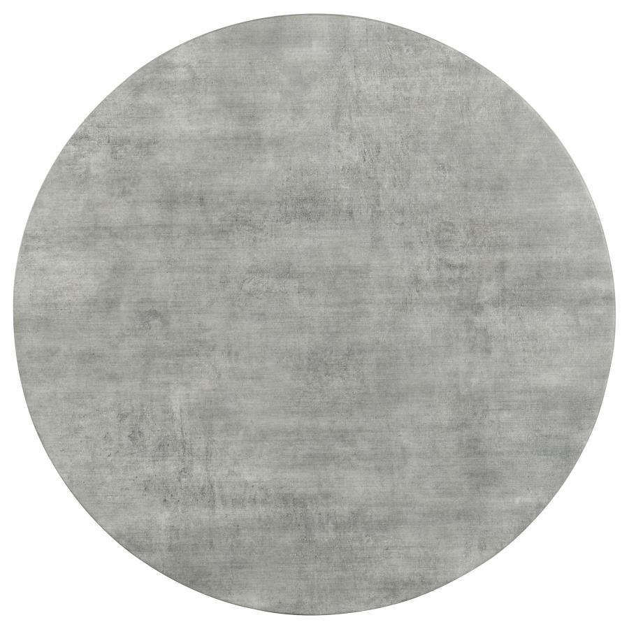 Neil - Round Smart Top Dining Table - Gunmetal Dining Tables by CoasterEveryday - Walls Furniture & Mattress