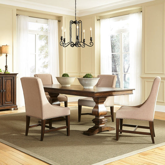 Armand - Trestle Table Set 5 Piece Dining Room Sets by Liberty Furniture - Walls Furniture & Mattress