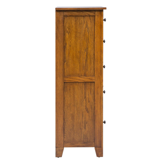Grandpas Cabin - 5 Drawer Chest - Light Brown Lingerie Chests by Liberty Furniture - Walls Furniture & Mattress