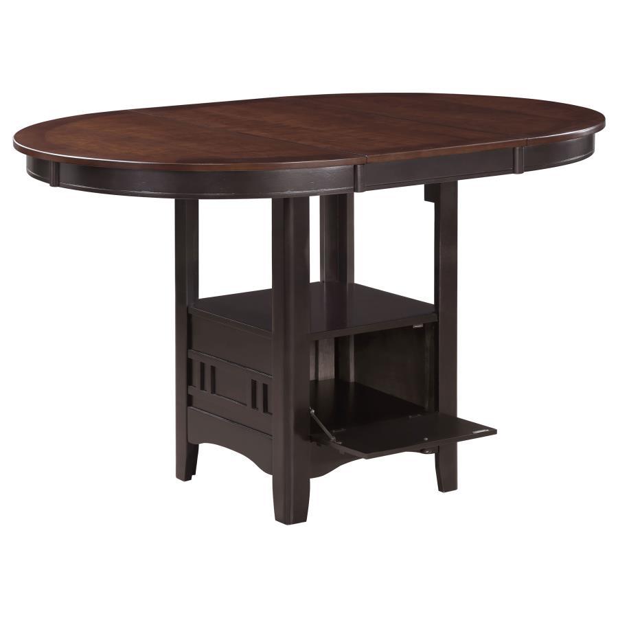Lavon - Oval Extension Counter Dining Table - Light Chestnut Counter Tables by CoasterEveryday - Walls Furniture & Mattress