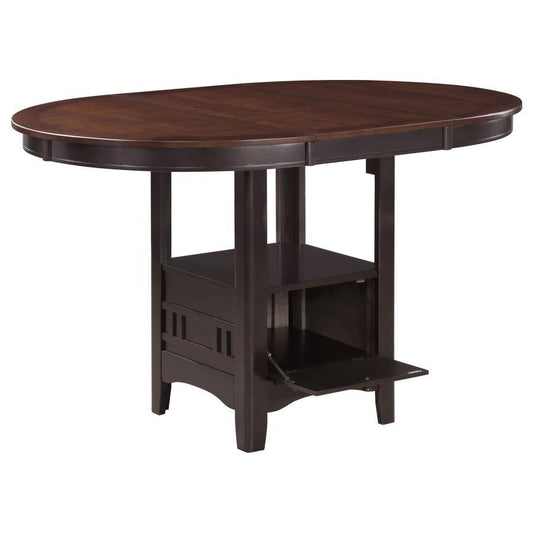 Lavon - Oval Extension Counter Dining Table - Light Chestnut Counter Tables by CoasterEveryday - Walls Furniture & Mattress