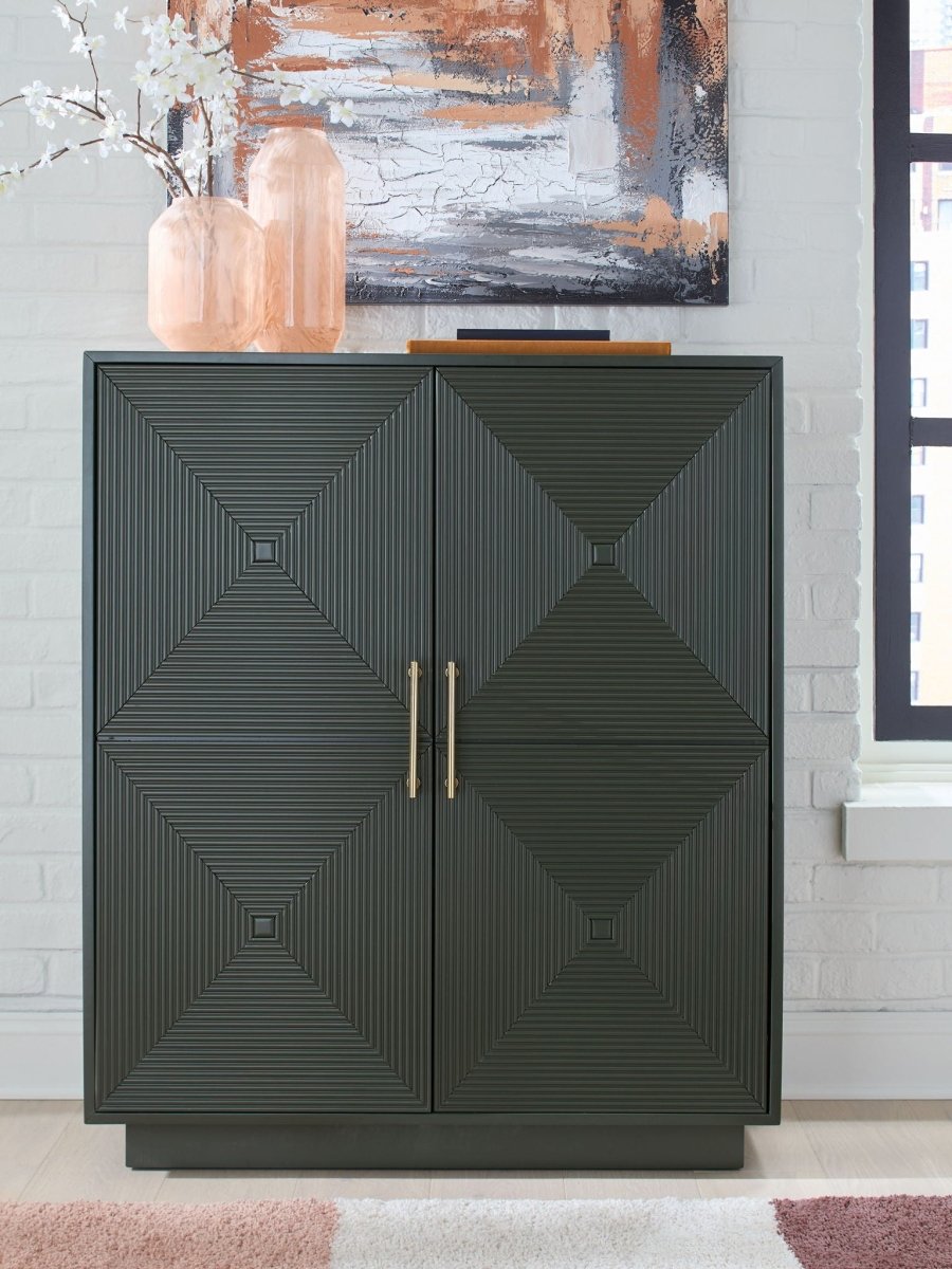 Geirwood - Accent Cabinet - Dark Green Accent Cabinets by Signature Design by Ashley® - Walls Furniture & Mattress