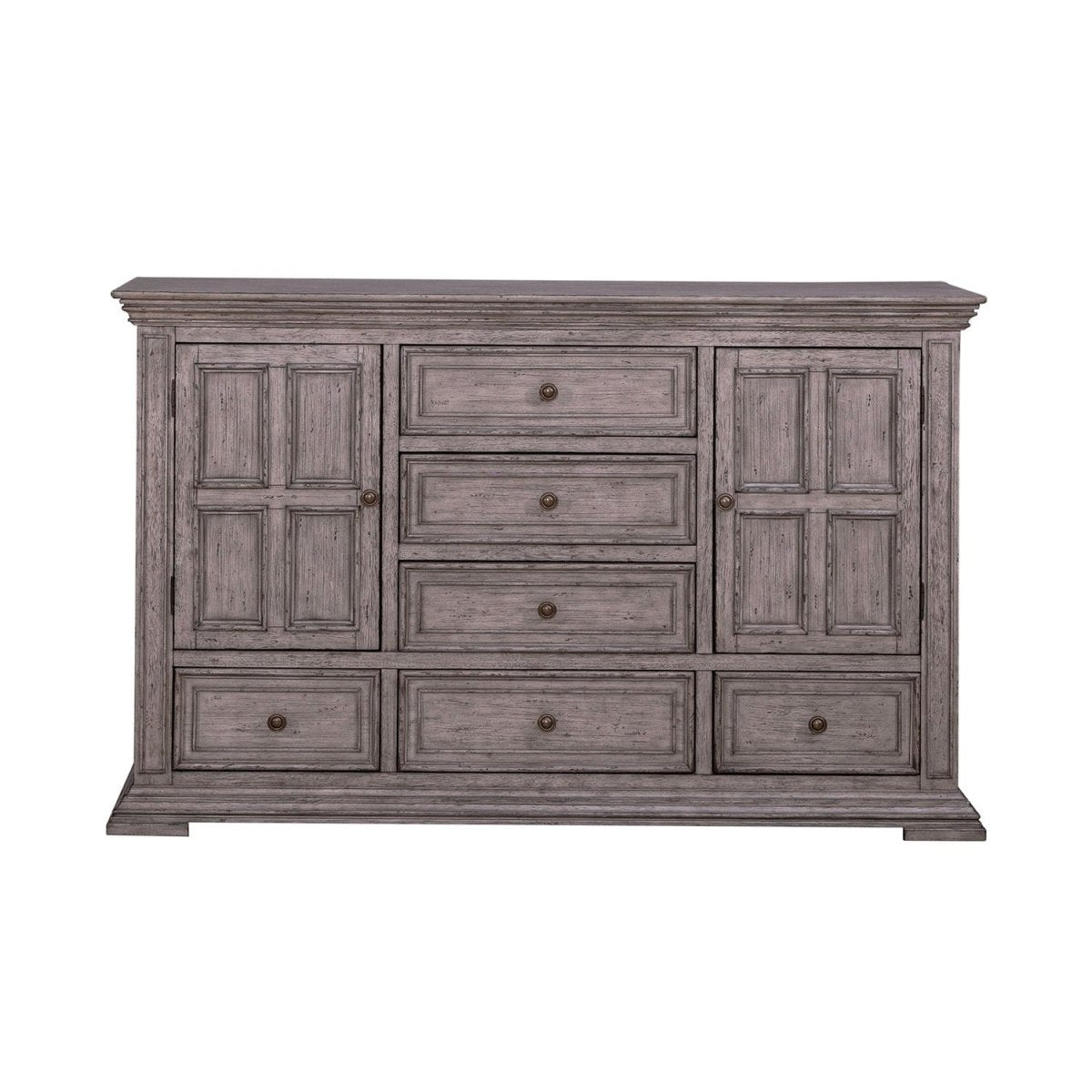 Big Valley - 2 Door 6 Drawer Dresser Dressers by Liberty Furniture - Walls Furniture & Mattress