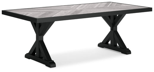 Beachcroft - Rect Dining Table W/Umb Opt Dining Tables by Signature Design by Ashley® - Walls Furniture & Mattress