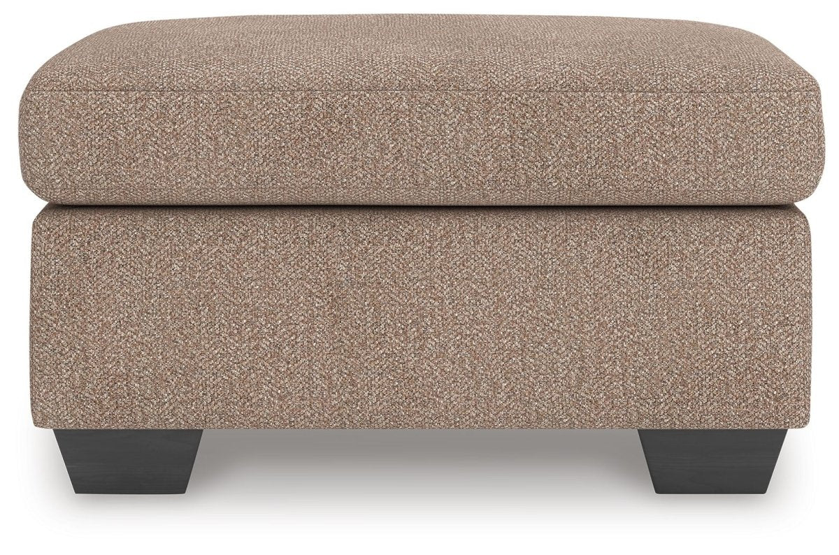Triston - Peaks - Suede - Ottoman Upholstered Ottomans by Benchcraft® - Walls Furniture & Mattress