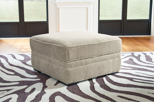 Calnita - Ottoman With Storage - Sisal Storage Ottomans by Benchcraft® - Walls Furniture & Mattress