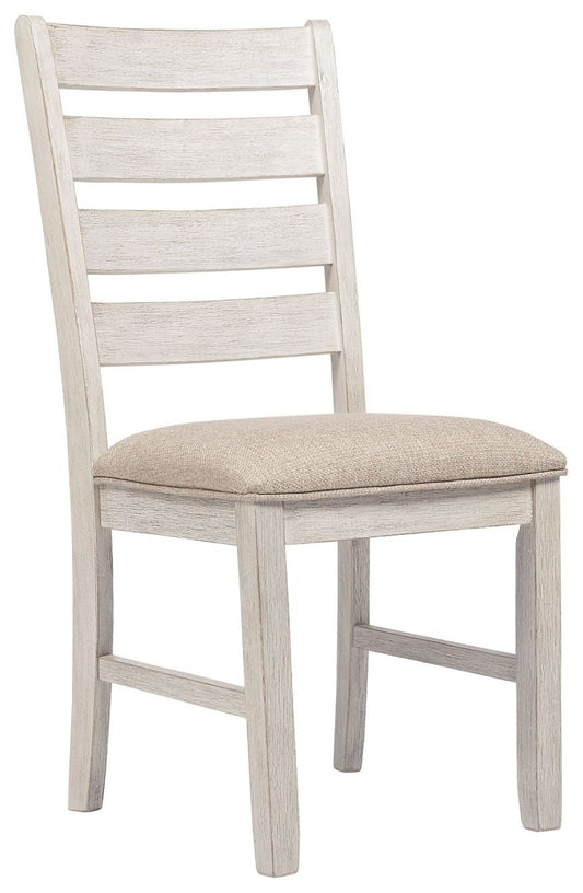 Skempton - Dining UPH Side Chair (Set of 2) - White Chair Sets by Signature Design by Ashley® - Walls Furniture & Mattress
