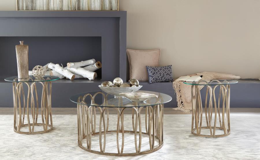 Monett - Coffee And End Table Set Table Sets by Coaster Fine Furniture - Walls Furniture & Mattress