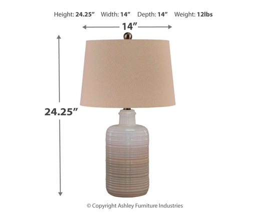 Marnina - Table Lamp Table Lamps by Signature Design by Ashley® - Walls Furniture & Mattress
