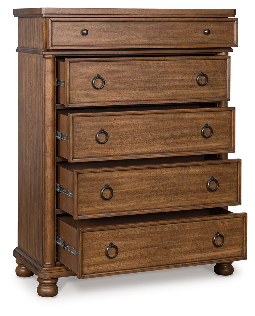 Rowlenstown - Five Drawer Chest Accent Chests by Signature Design by Ashley® - Walls Furniture & Mattress